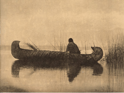 KUTENAI DUCK HUNTER EDWARD CURTIS NORTH AMERICAN INDIAN PHOTO